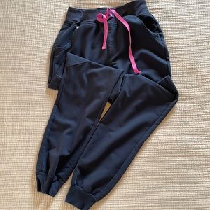 Figs Night Sky High Wasted Jogger Scub Bottoms